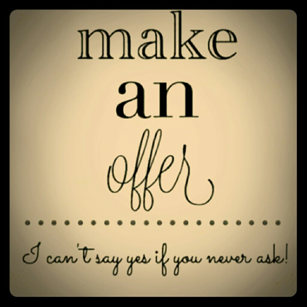 Make and offer :D